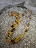 Baltic amber prayer beads with silk tassel – luxury Islamic gift misbaha, perfect for Ramadan, Eid, and special occasions