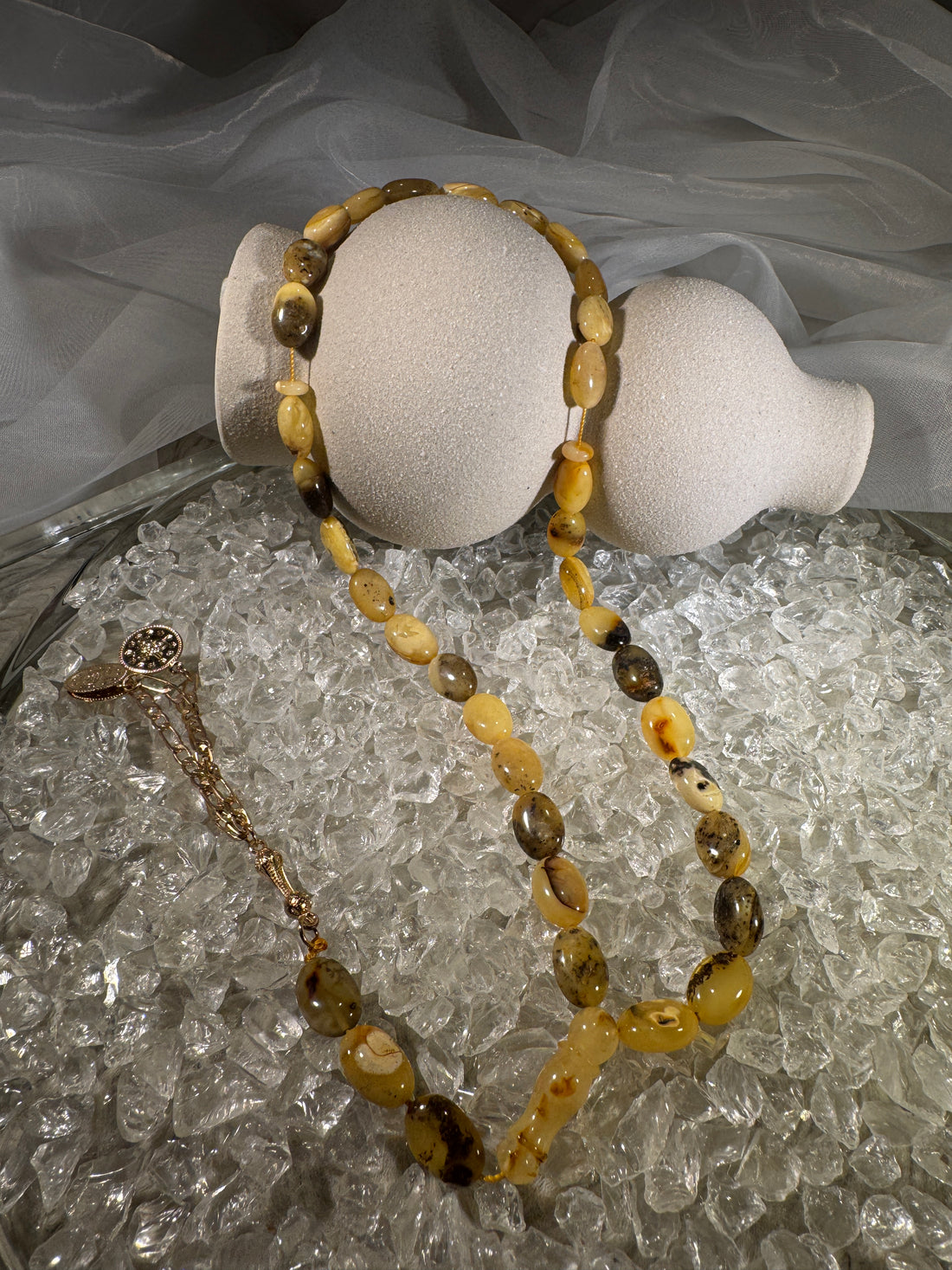 Handmade Baltic amber prayer beads tasbih – authentic Islamic misbaha for dhikr, meditation, and daily prayer.