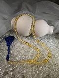 Handmade Baltic amber prayer beads tasbih – authentic Islamic misbaha for dhikr, meditation, and daily prayer.