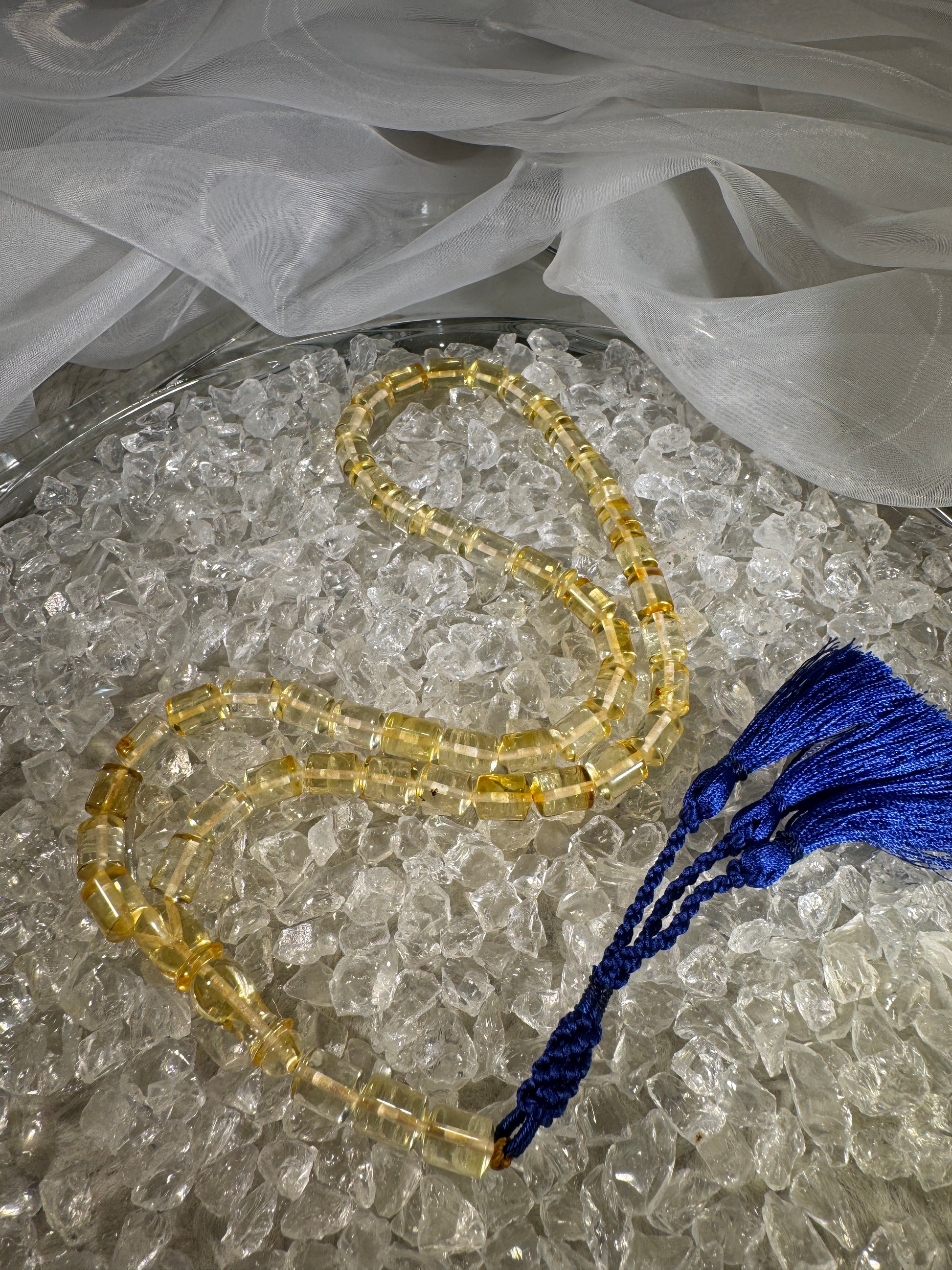 Baltic amber prayer beads with silk tassel – luxury Islamic gift misbaha, perfect for Ramadan, Eid, and special occasions
