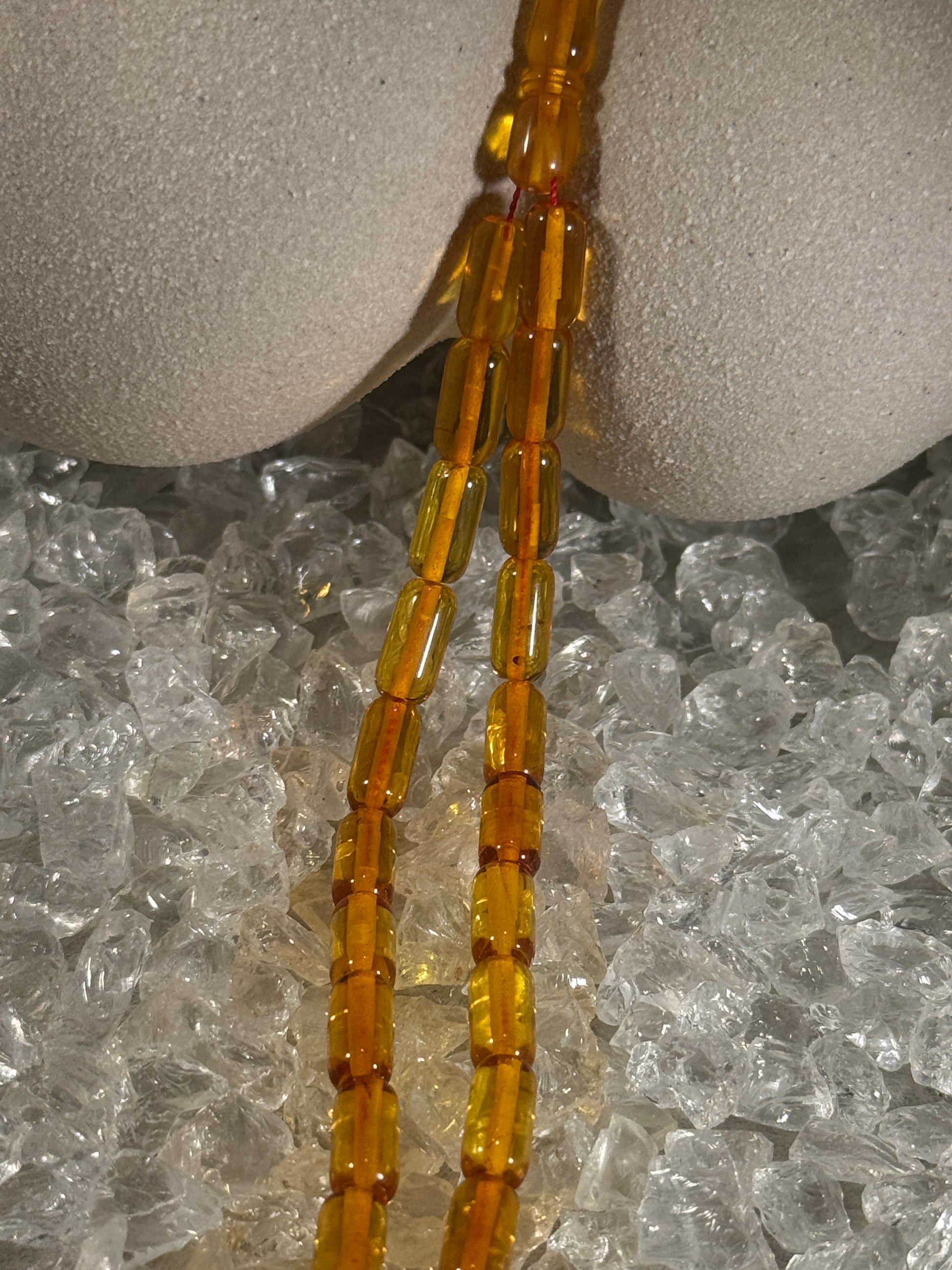 Baltic amber prayer beads with silk tassel – luxury Islamic gift misbaha, perfect for Ramadan, Eid, and special occasions."
