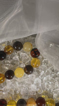 Elegant amber tasbih displayed for Islamic prayer and meditation – handmade misbaha collector’s gift.