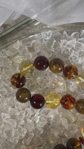 Elegant amber tasbih displayed for Islamic prayer and meditation – handmade misbaha collector’s gift.